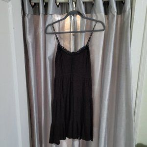 Free People - Brown Marled Tiered Mini Dress - Size S